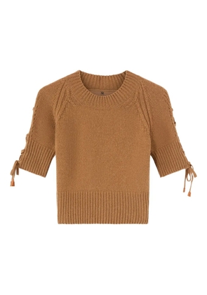 Ermanno Scervino cashmere T-shirt - Brown