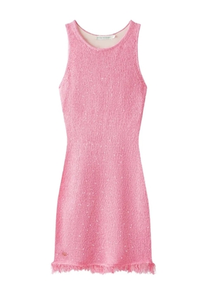 Asta Resort Natalia fring-hem mini dress - Pink