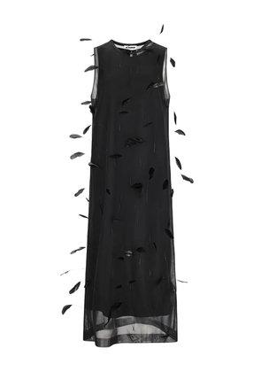Jil Sander sleeveless maxi dress - Black