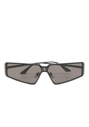 Balenciaga Pre-Owned geometric-frame sunglasses - Black