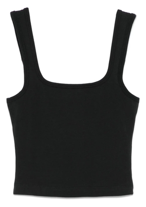 ENTIRE STUDIOS square neck tank top - Black