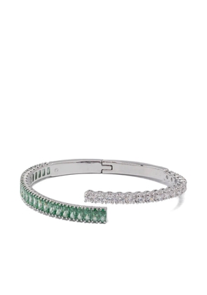 Swarovski Matrix crystal-embellishment bracelet - Silver