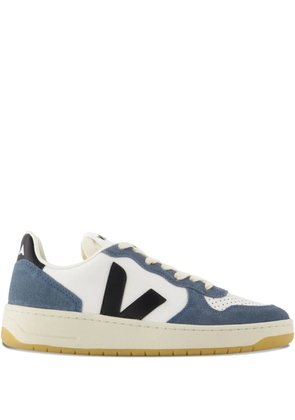 VEJA V-10 logo-detail leather sneakers - White