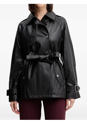 GUESS USA belted buttoned jacket - Black