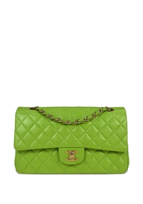 CHANEL Pre-Owned 2002-2003 Double Flap shoulder bag - Green