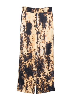 Victoria Beckham elasticated-waist printed trousers - Yellow