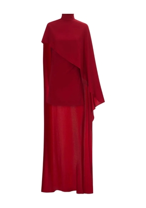 Taller Marmo Carrington cape mini dress - Red