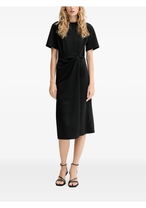 Sessùn short sleeve midi dress - Black