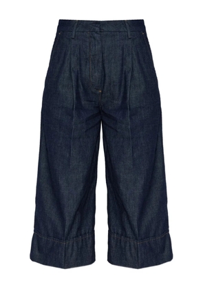 MUNTHE pleat-detail jeans - Blue