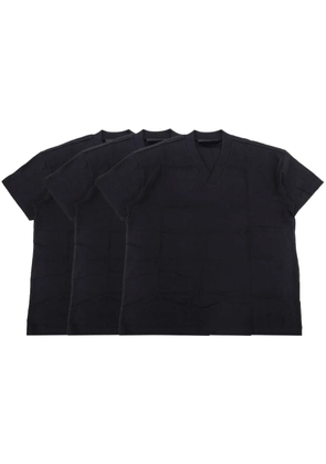 FEAR OF GOD ESSENTIALS v-neck t-shirt (set of three) - Black