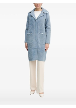 Joseph Ribkoff pearl embellished coat - Blue