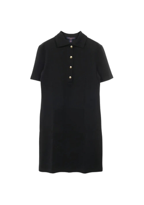 Louis Vuitton Pre-Owned 2010s piqué polo mini dress - Black