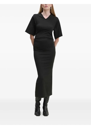 Day Birger Et Mikkelsen v-neck ruched maxi dress - Black
