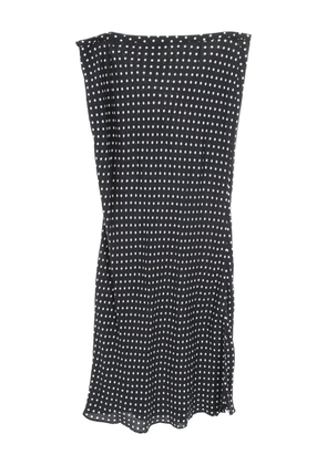Celine Pre-Owned polka-dot silk skirt - Black
