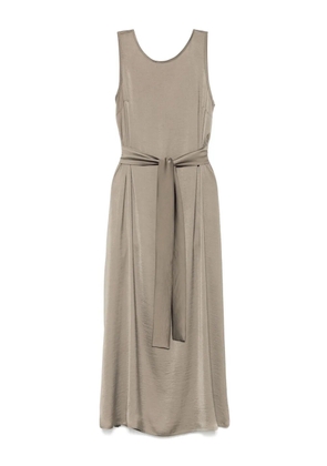 MOUTAKI satin midi dress - Green