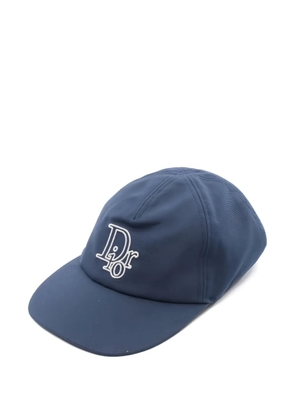 Christian Dior Pre-Owned 2020s logo-detail baseball cap - Blue