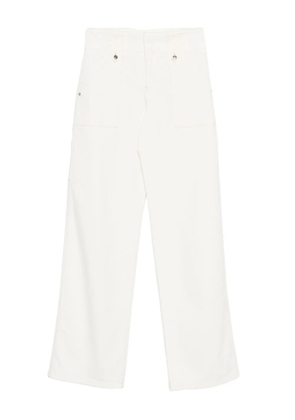 Ermanno Scervino eyelet-embellished jeans - White