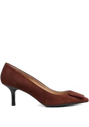 Geox 70mm Kleopy suede pumps - Brown