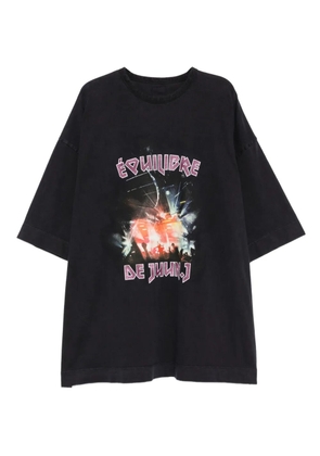 Juun.J graphic-print T-shirt - Blue