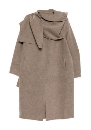 JNBY v-neck long coat - Neutrals