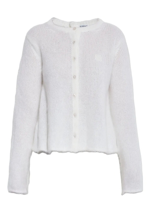 LOEWE wool cardigan - White