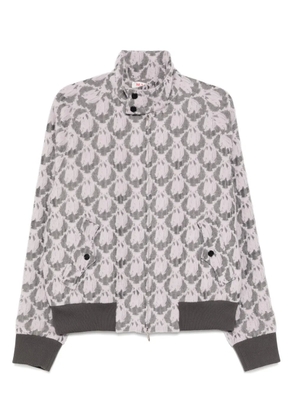 MASU bat-jacquard drizzler jacket - Pink