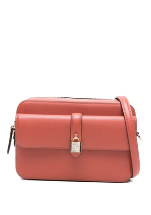 Karl Lagerfeld K/Autograph padlock flap cross body bag - Red