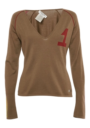 Christian Dior Pre-Owned John Galliano V-neck sweater - Brown