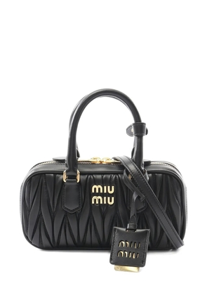 Miu Miu Pre-Owned 2020s Matelasse leather tote bag - Black
