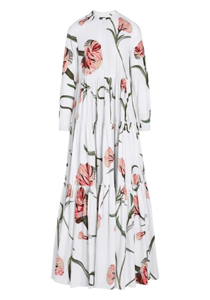 Giambattista Valli printed gown - White