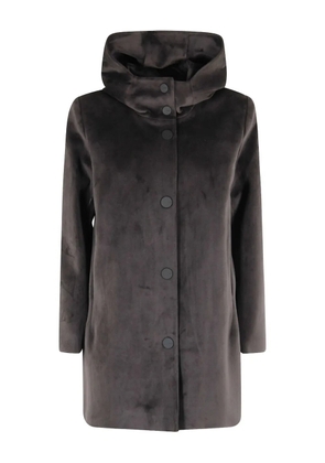 RRD Velour buttoned coat - Brown