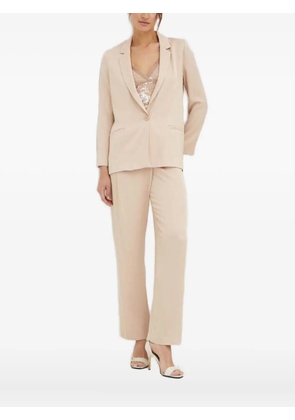 Sisley notched single-button blazer - Neutrals