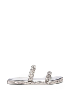 Casadei embellished strap ballerinas - Silver