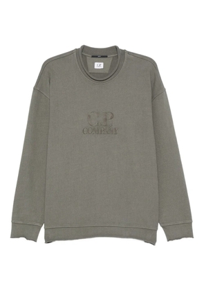 C.P. Company logo-embroidered sweatshirt - Grey