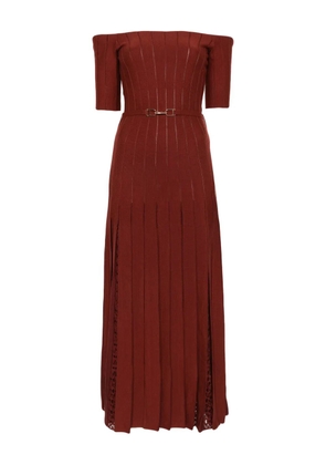 Gabriela Hearst silk-blend dress - Brown