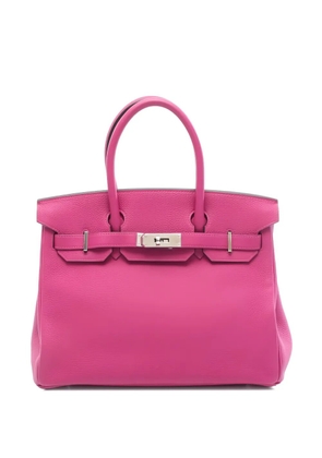 Hermès Pre-Owned 2018 Birkin silver-hardware handbag - Pink
