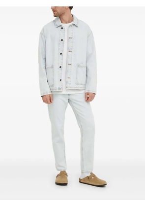 American Vintage button-fastening patch-pocket jacket - Blue