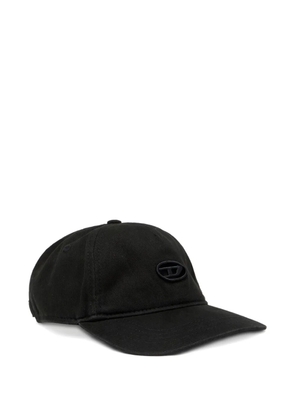 Diesel logo-embroidered baseball cap - Black