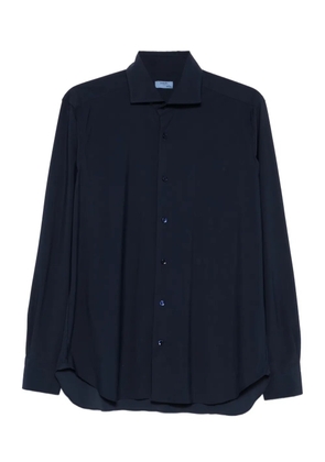 Barba long-sleeve button-up shirt - Blue