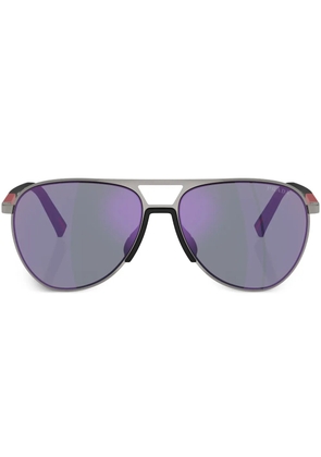 Prada Eyewear Linea Rossa sunglasses - Silver