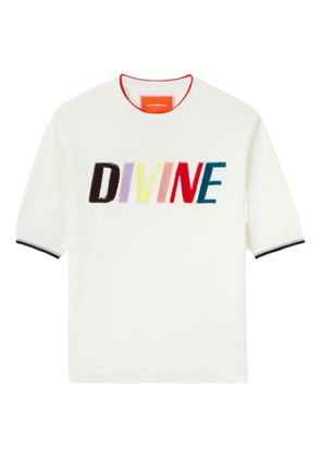 La DoubleJ Divine embroidered T-shirt - White