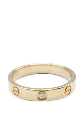 Cartier 18k plated-gold diamond ring