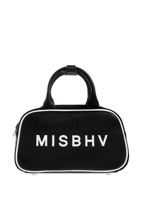 MISBHV logo-plaque top-handle tote bag - Black