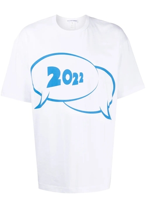 Comme Des Garçons Shirt Speech Bubble T-shirt - White