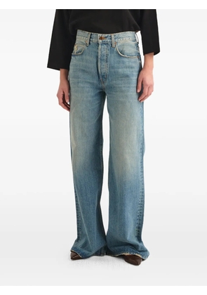 JAMIE HALLER Lax wide jeans - Blue