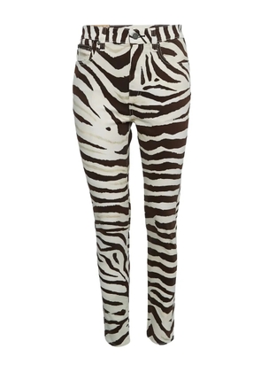 Polo Ralph Lauren Vintage pre-owned zebra-print jeans - White