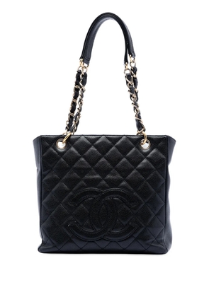 CHANEL Pre-Owned 2006-2008 Caviar Petite Shopping tote bag - Black