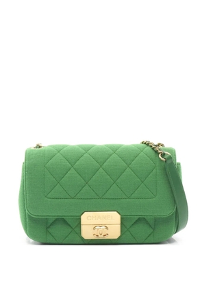 CHANEL Pre-Owned 2014-2015 quilted shoulder bag - Green
