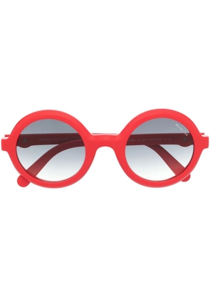 Moncler Eyewear Orbit round-frame sunglasses - Red