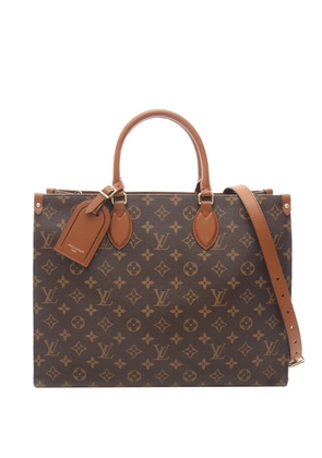 Louis Vuitton Pre-Owned 2021-2026 Monogram OntheGo Organizer satchel - Brown